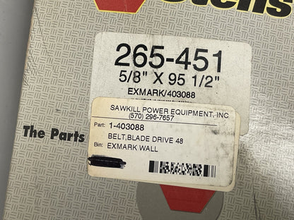 NEW OEM Sterns 1-403088 Drive Belt 0670