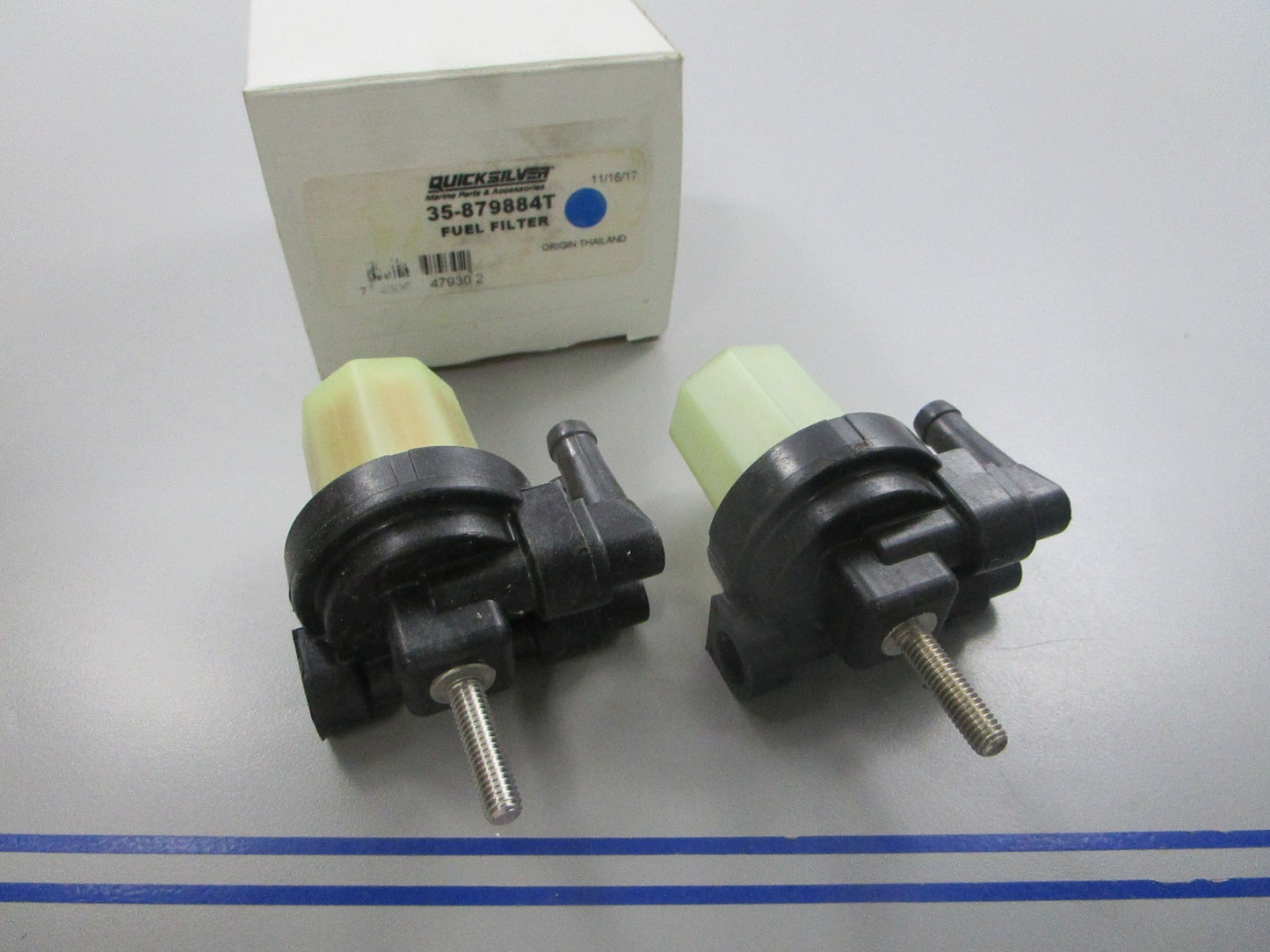 NEW OEM (LOT OF 2) 35-879884T Mercury Quicksilver Fuel Filter 0810