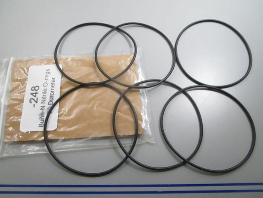 *NEW* (LOT OF 6) 0810 Buna-N Nitrile O-Ring -248