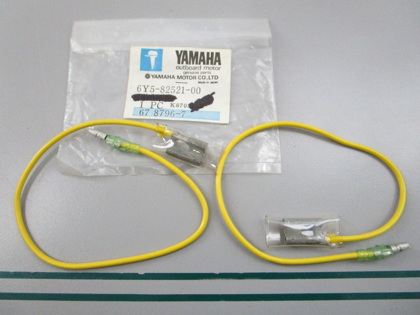 NEW OEM (LOT OF 2) 6Y5-82521-00-00 Yamaha Yellow Wire Extension Wire Cable 0810