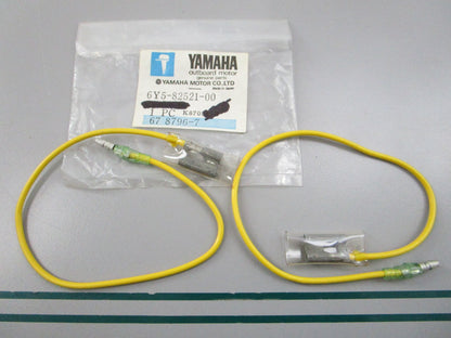 NEW OEM (LOT OF 2) 6Y5-82521-00-00 Yamaha Yellow Wire Extension Wire Cable 0810