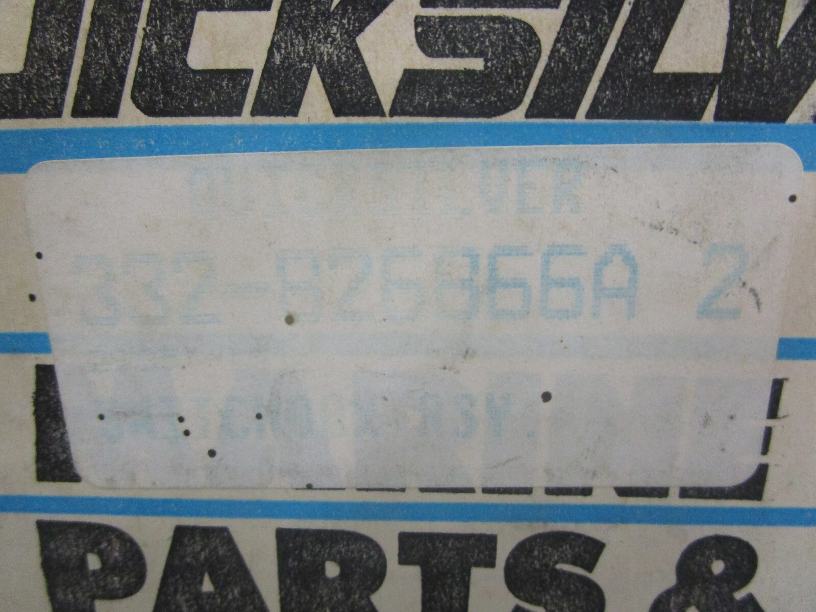 *NEW OEM* 0820 Mercury Quicksilver Switch Box Assy 332-826866A2