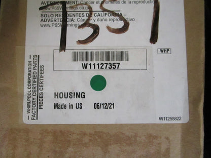 Whirlpool NEW OEM Washer Water Inlet Valve Assembly W11127357 NOS Part 0820