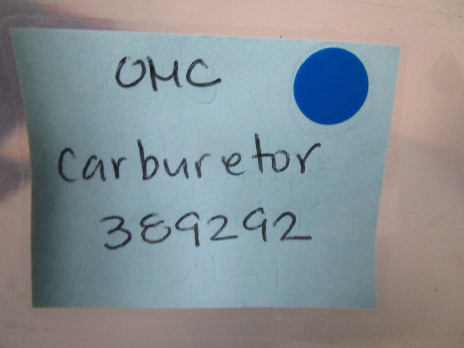 *NEW OEM* 0810 OMC Johnson Evinrude Carburetor 389292 0389292