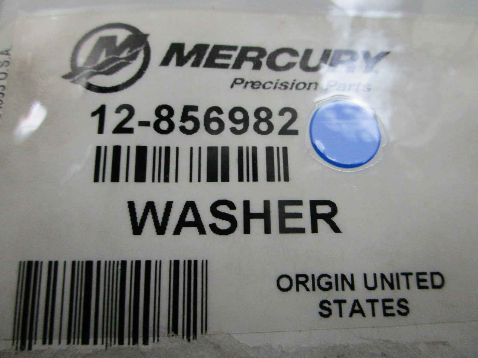 *NEW OEM* (LOT OF 2) 0810 Mercury Quicksilver Washer 12-856982