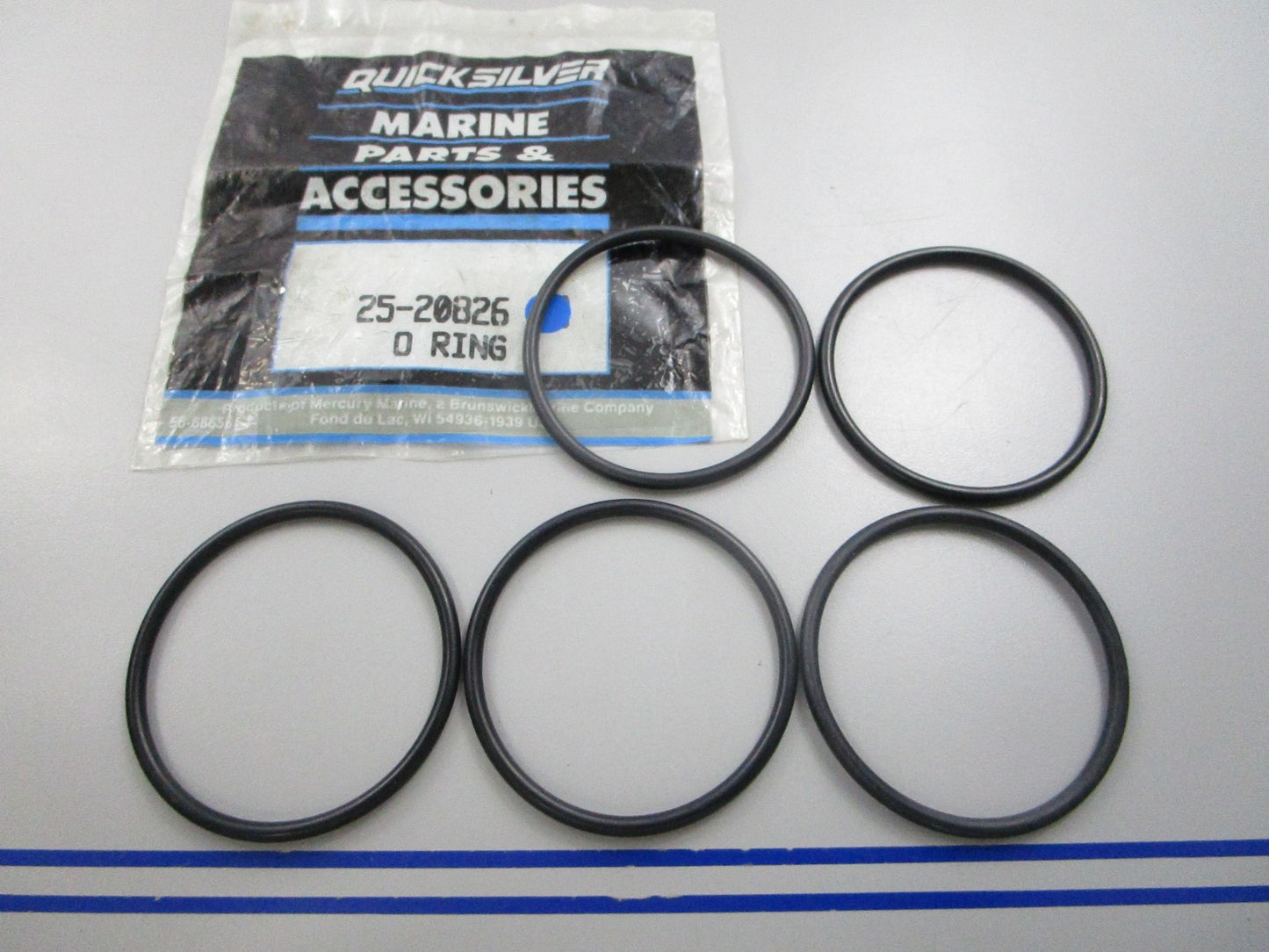 NEW OEM (LOT OF 5) 25-20826 Mercury Quicksilver O-Ring 0810