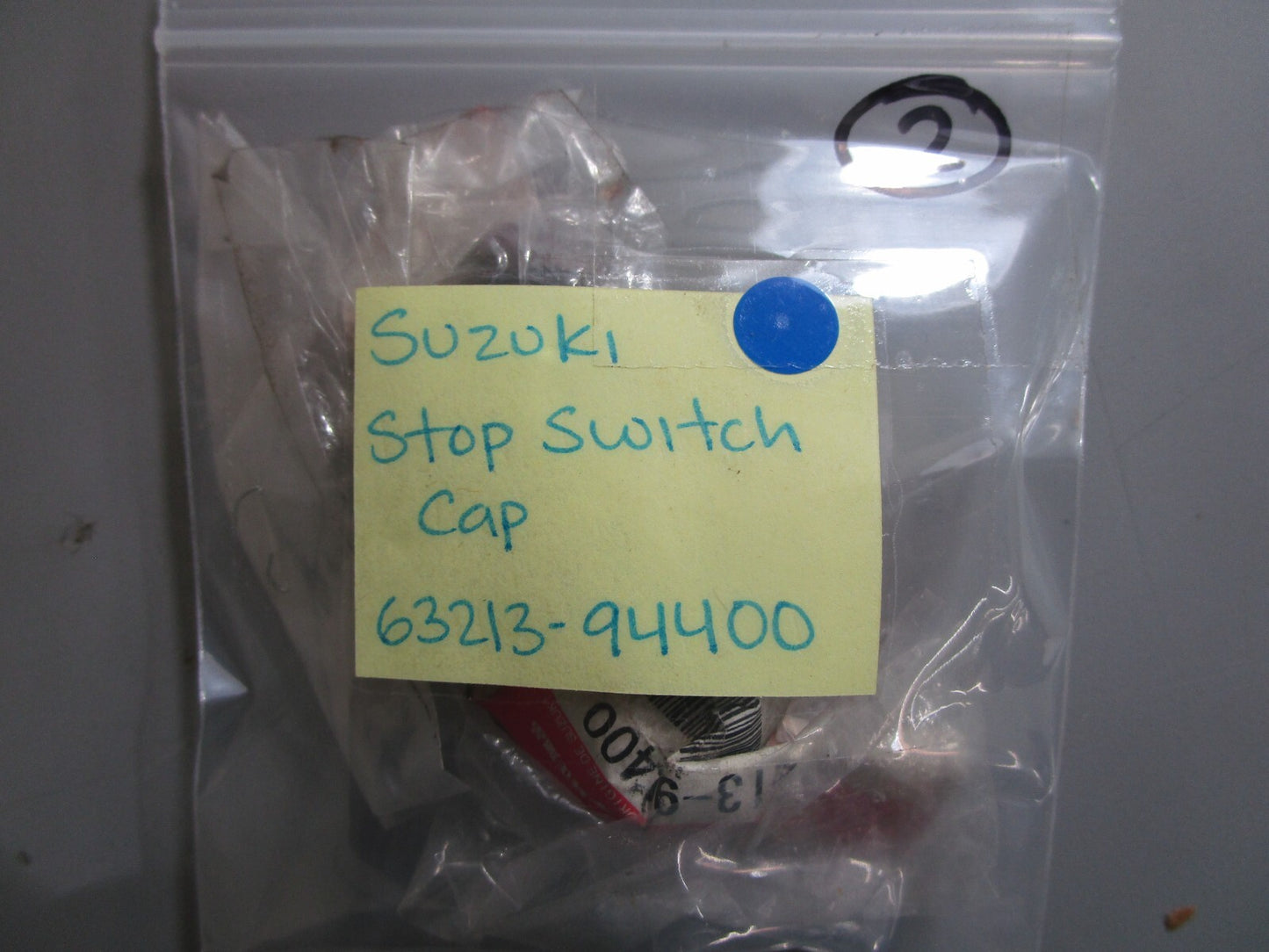 *NEW OEM* 0810 Suzuki Stop Switch Cap 63213-94400