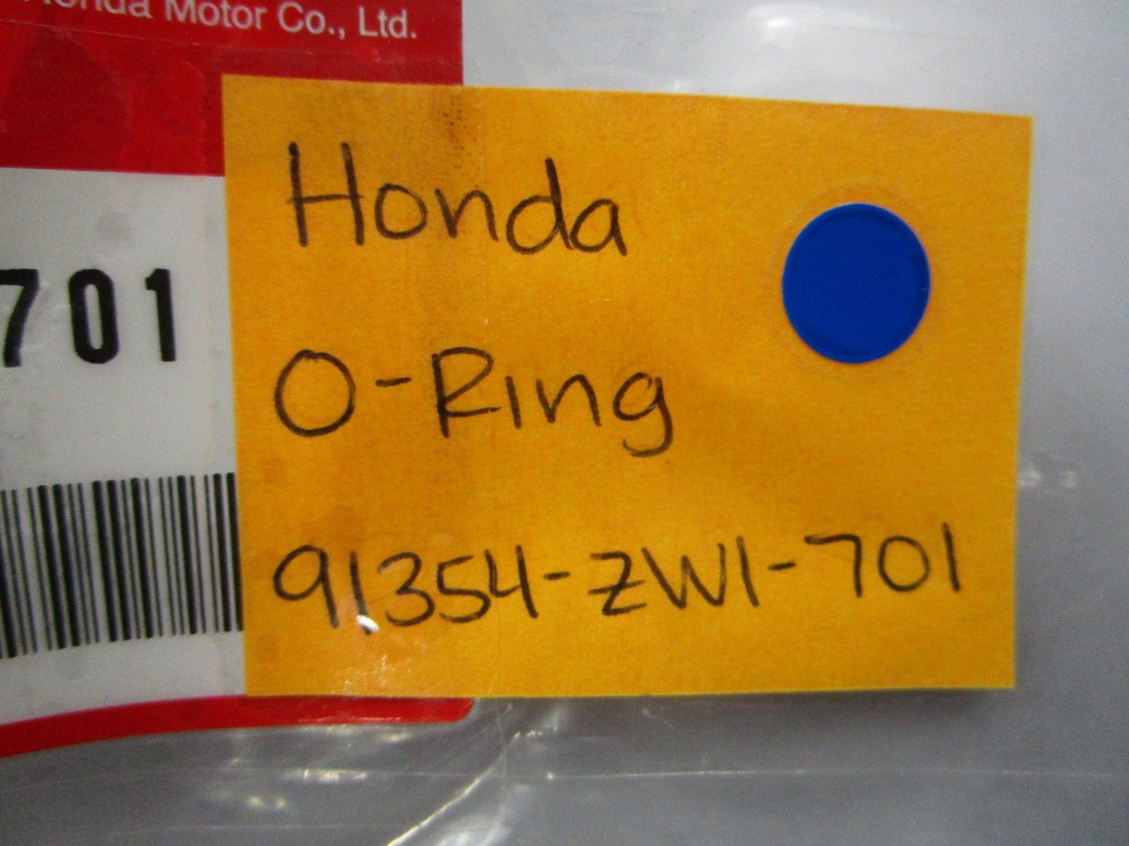 *NEW OEM* 0810 Honda O-Ring 91354-ZW1-701
