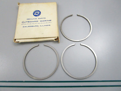 NEW OEM 378424 0378424 OMC Johnson Evinrude 2 Piston Ring Set 0810