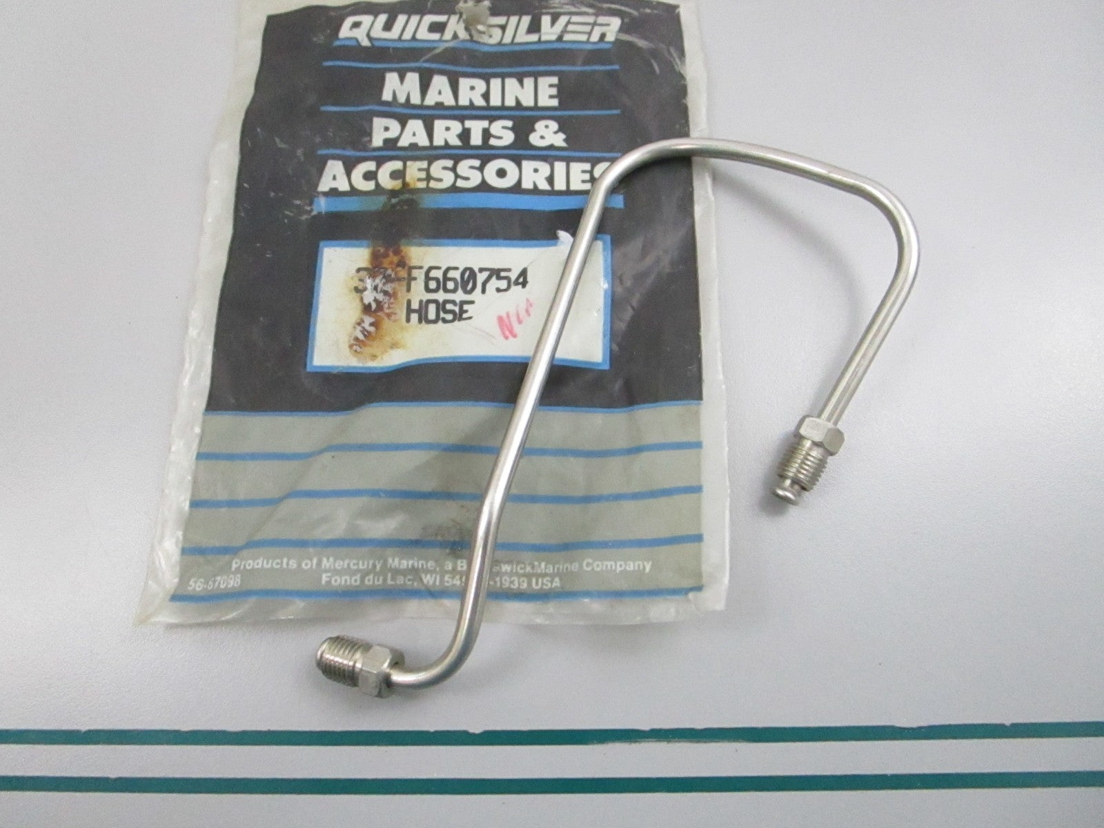 NEW OEM 32-F660754 Mercury Quicksilver Hose 0810