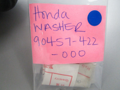 NEW OEM 90457-422-000 Honda Washer 0810