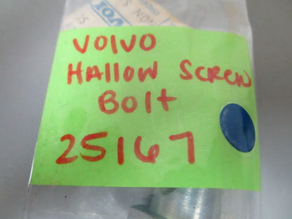 *NEW OEM* 0810 Volvo Penta Hallow Screw Bolt 25167