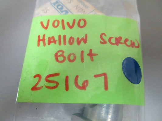 *NEW OEM* 0810 Volvo Penta Hallow Screw Bolt 25167