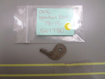 *NEW OEM* 0810 OMC Johnson Evinrude Ignition Key 73-15 501780 0501780
