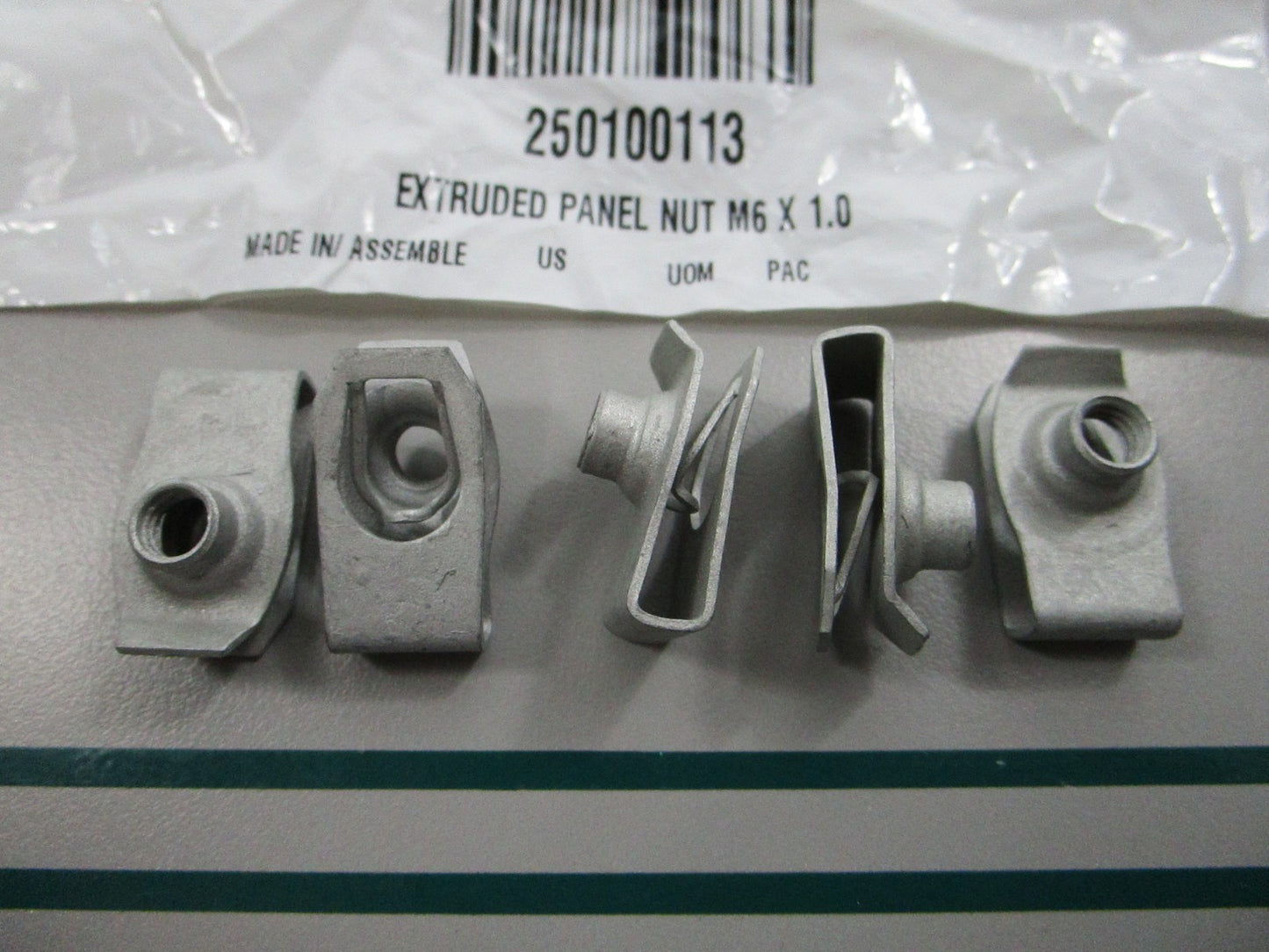 NEW OEM (LOT OF 5) 250100113 Can-Am Panel Nut 0810
