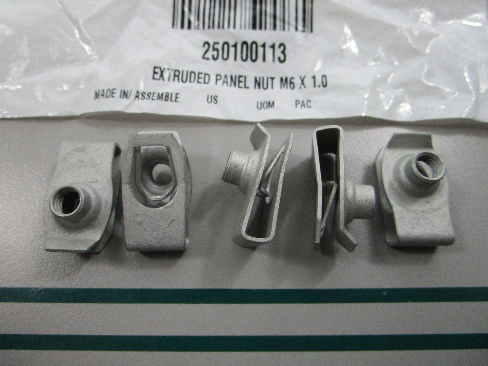 NEW OEM (LOT OF 5) 250100113 Can-Am Panel Nut 0810
