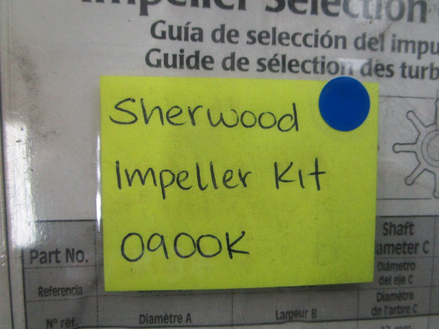 NEW 0900K Sherwood Impeller Kit 0810