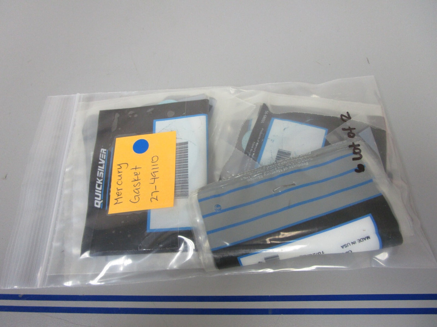 *NEW OEM* (LOT OF 2) 0810 Mercury Quicksilver Gasket 27-49110