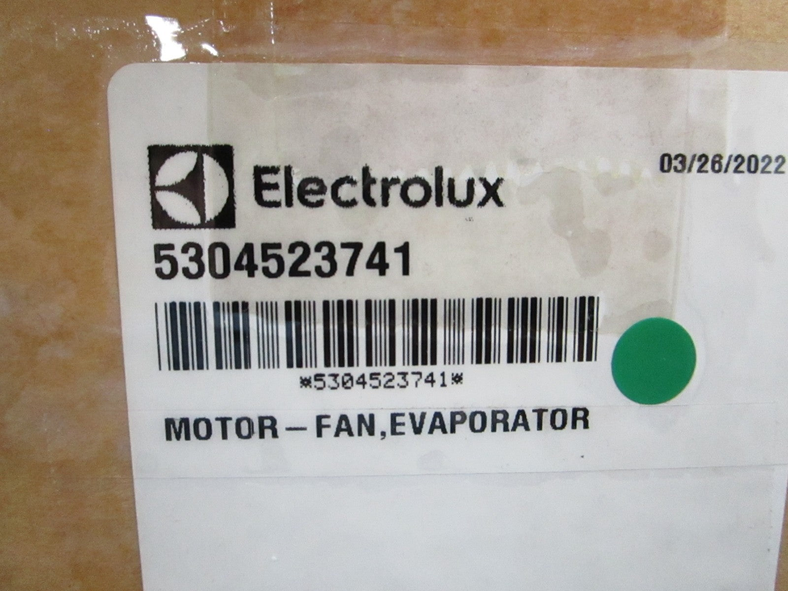 NEW OEM 5304523741 Electrolux Evaporator Fan Motor 0810