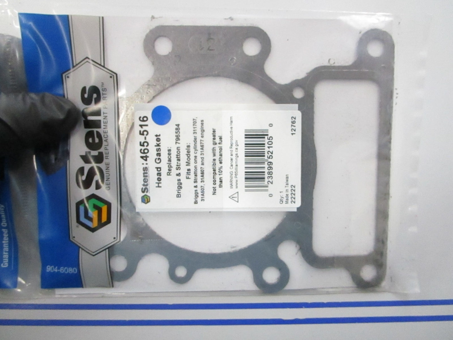NEW 465-516 Replaces: Briggs & Stratton 796584 Stens Head Gasket 0810