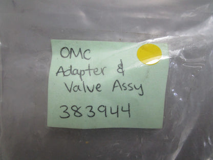 *NEW OEM* 0820 OMC Johnson Evinrude Adapter & Valve Assy 383944 0383944