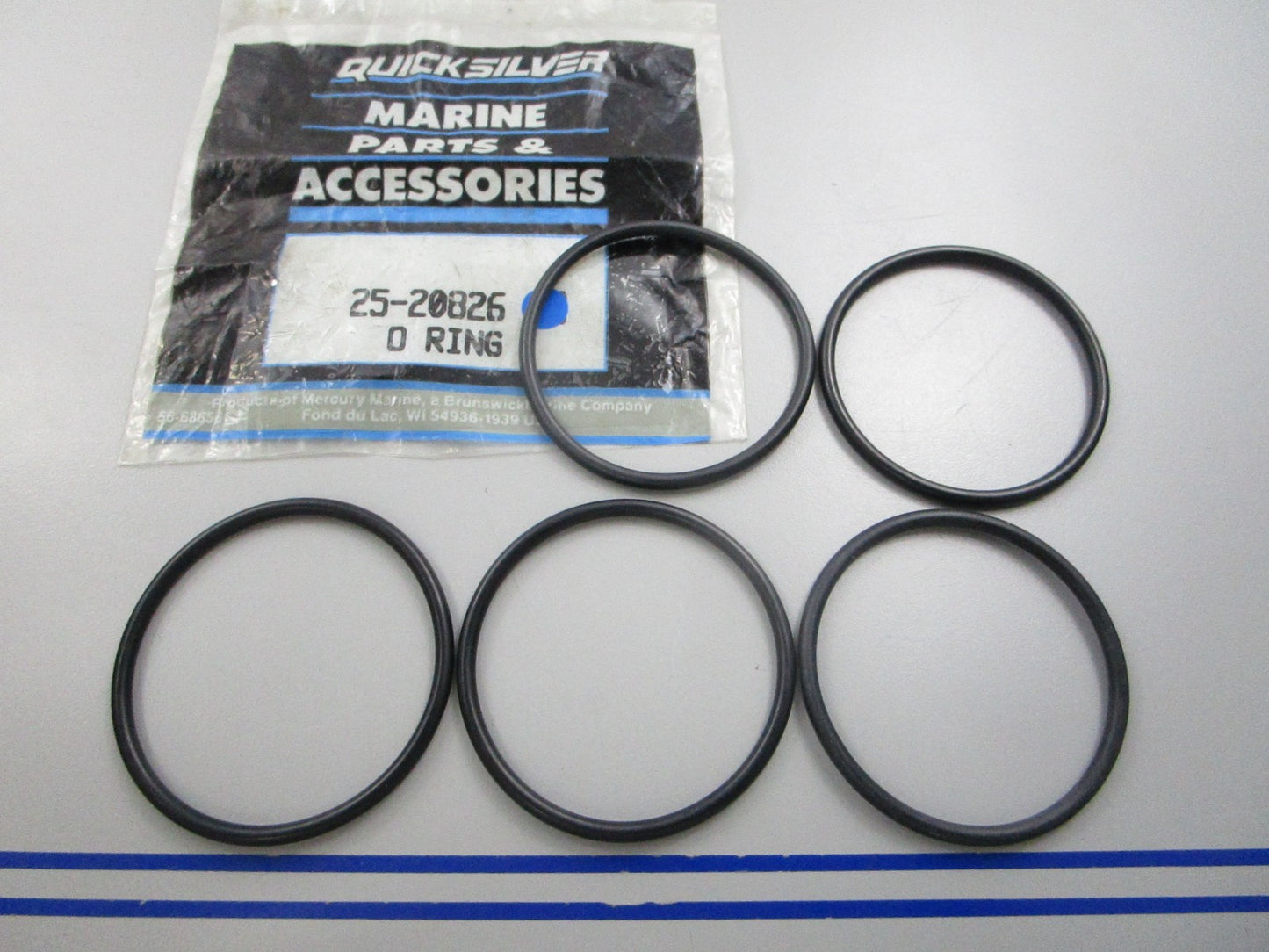NEW OEM (LOT OF 5) 25-20826 Mercury Quicksilver O-Ring 0810