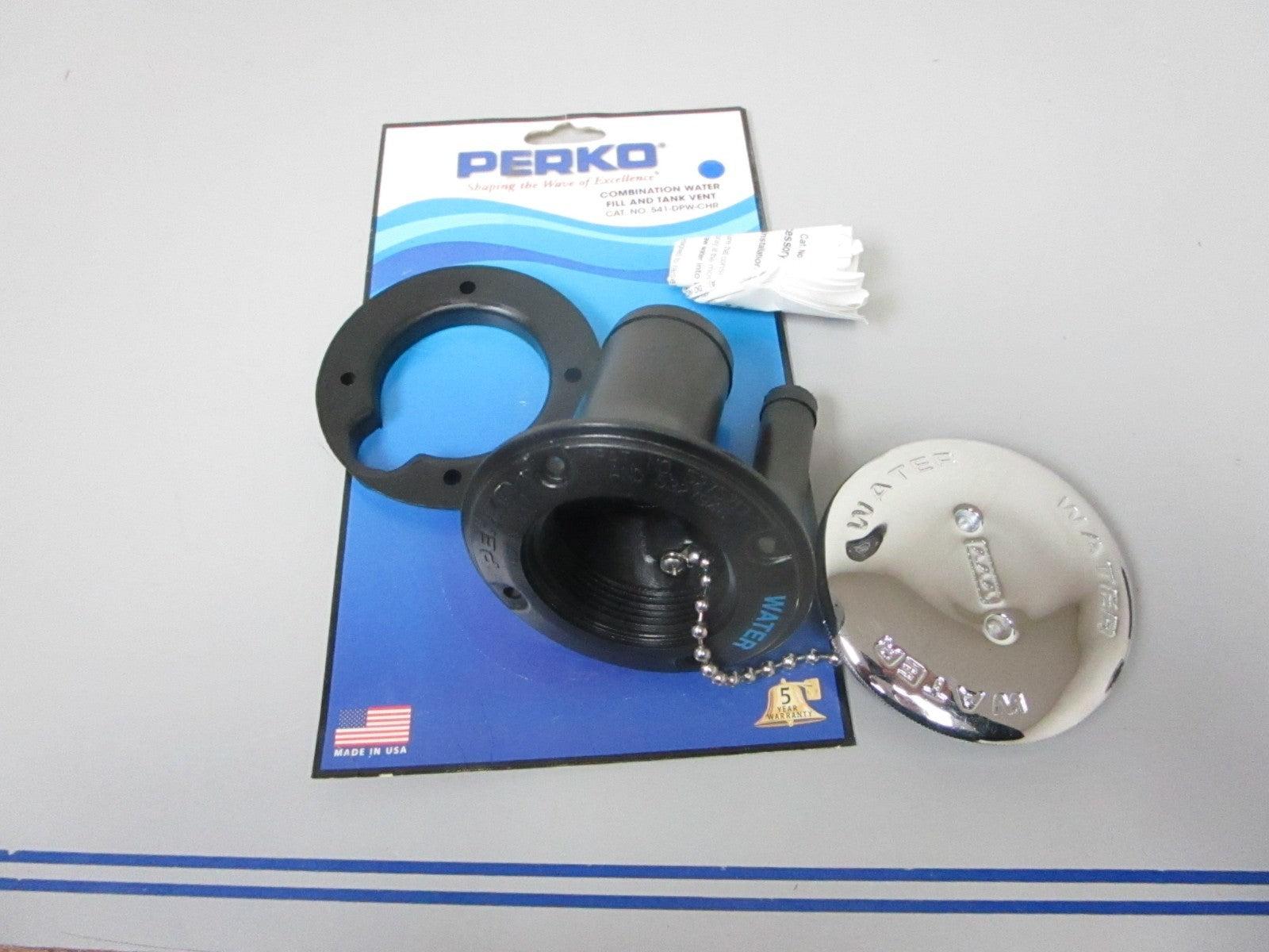 NEW OEM Perko 541-DWP-CHR Combination Water Fill & Tank Vent 0720