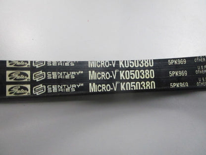 NEW K050380 Gates Micro-V Serpentine Belt 0810