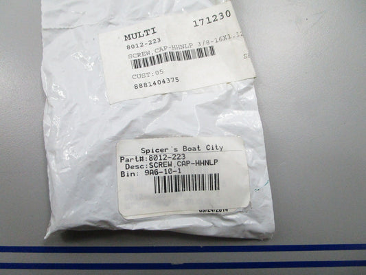 *NEW OEM* (LOT OF 2) 0810 Arctic Cat Cap Screw 8012-223