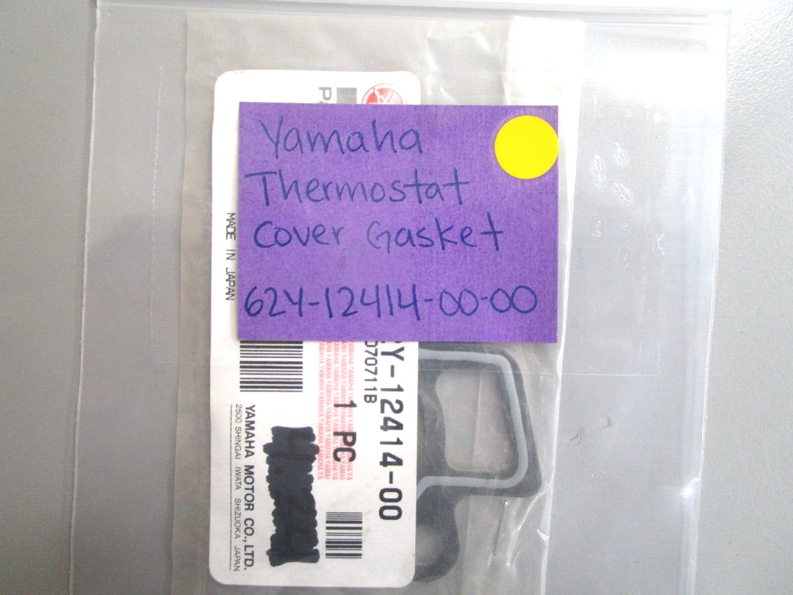 *NEW OEM* 0750 Yamaha THERMOSTAT COVER GASKET 62Y-12414-00-00
