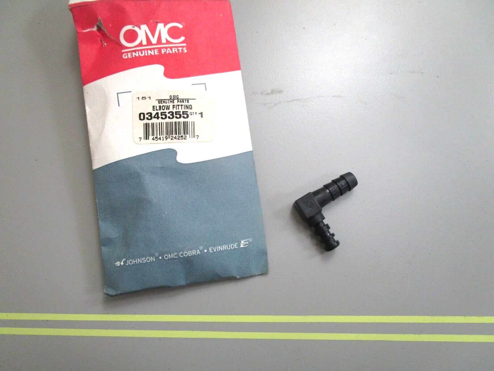 *NEW OEM* 0750 OMC Johnson Evinrude ELBOW FITTING 345354 0345354