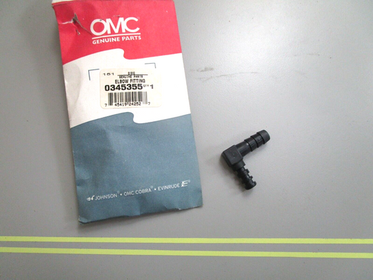 *NEW OEM* 0750 OMC Johnson Evinrude ELBOW FITTING 345354 0345354