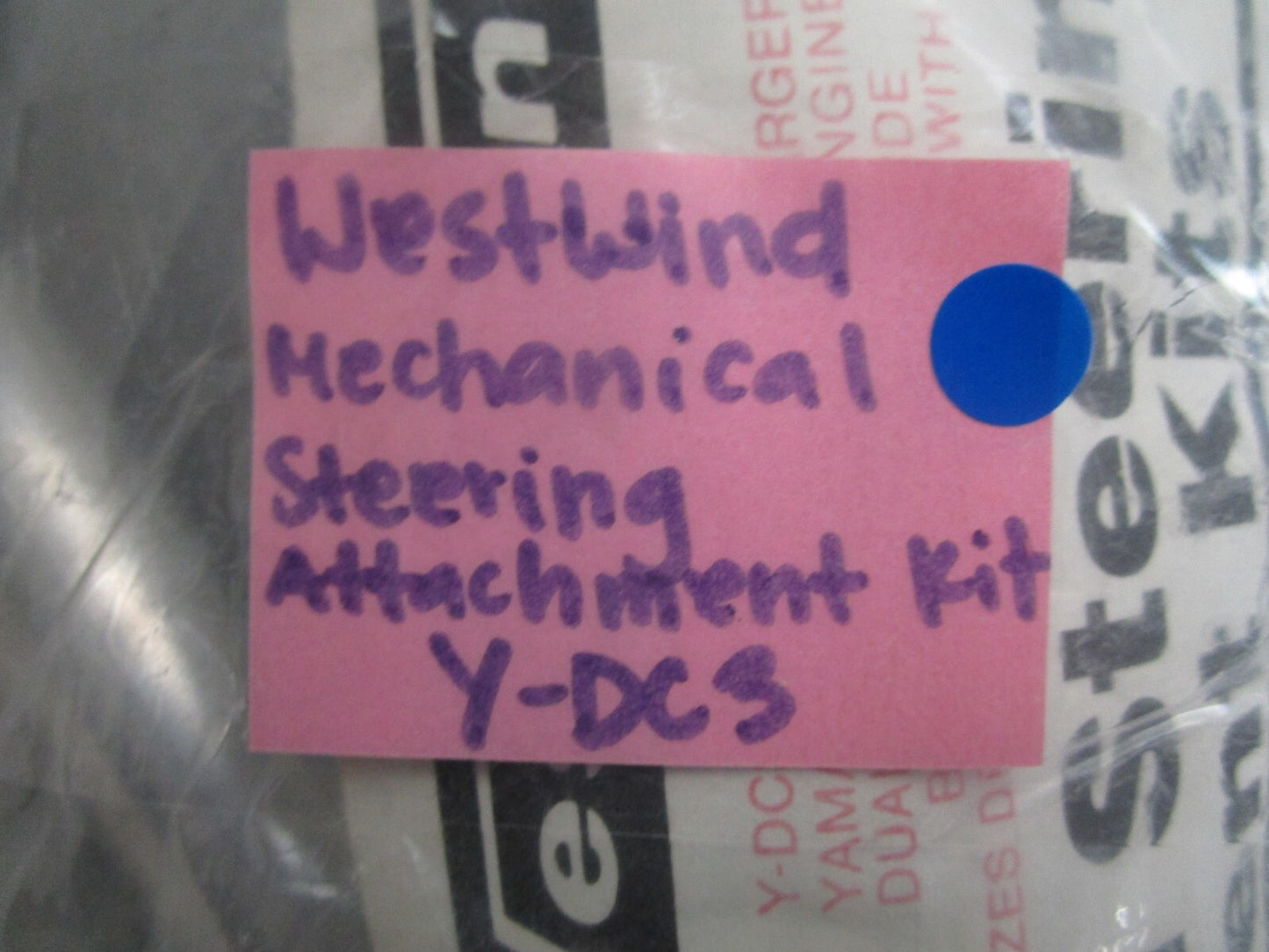 *NEW* 0810 Westwind Mechanical Steering Attachment Kit Y-DC3