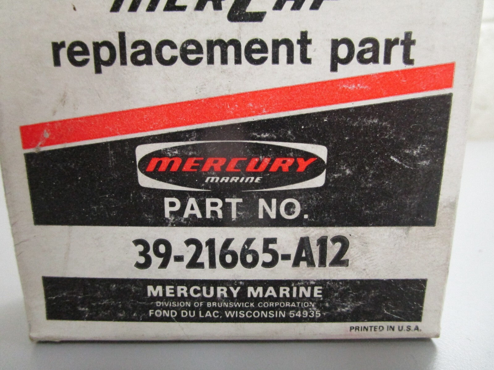 *NEW OEM* 0820 Mercury Quicksilver 12 Piston Ring Set 39-21665-A12 39-21665A12