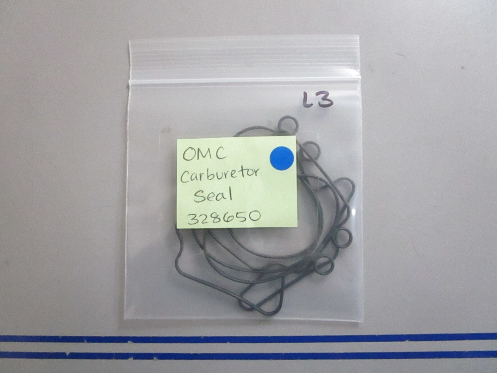 *NEW OEM* (LOT OF 3) 0810 OMC Johnson Evinrude Carburetor Seal 328650 0328650