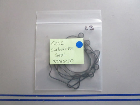 *NEW OEM* (LOT OF 3) 0810 OMC Johnson Evinrude Carburetor Seal 328650 0328650