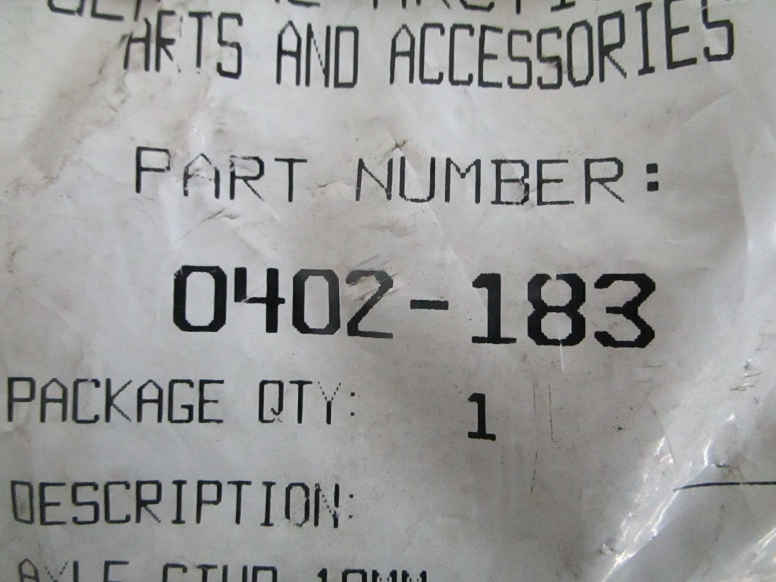 NEW OEM 0402-183 Arctic Cat 18MM Stub Axle 0820