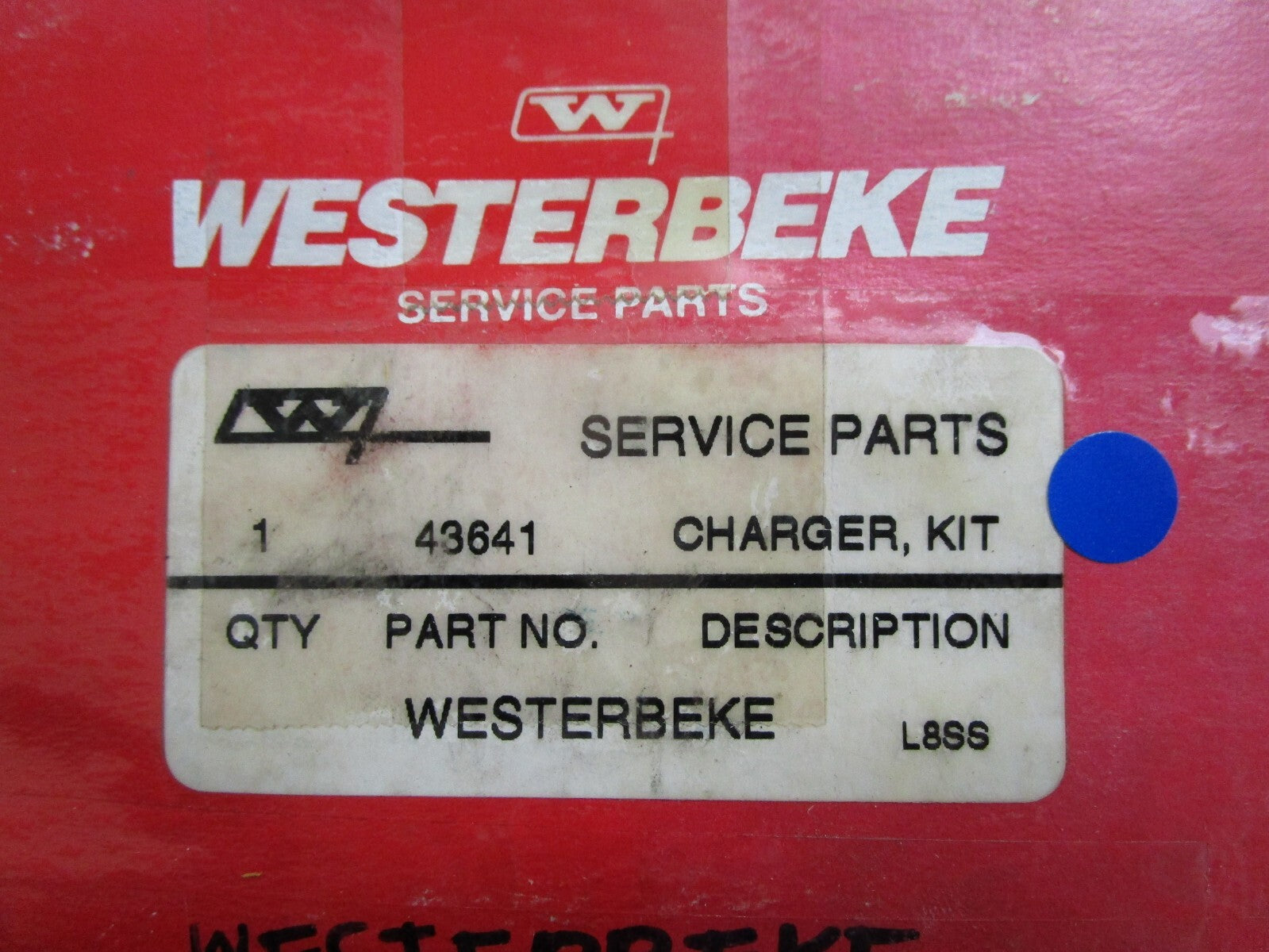 *NEW* 0820 Westerbeke Charger Kit 43641