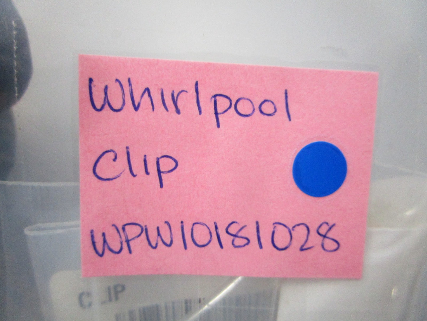NEW OEM WPW10181028 Whirlpool Clip 0810
