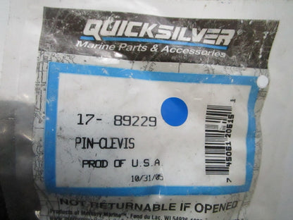 *NEW OEM* 0810 Mercury Quicksilver Clevis Pin 17-89229