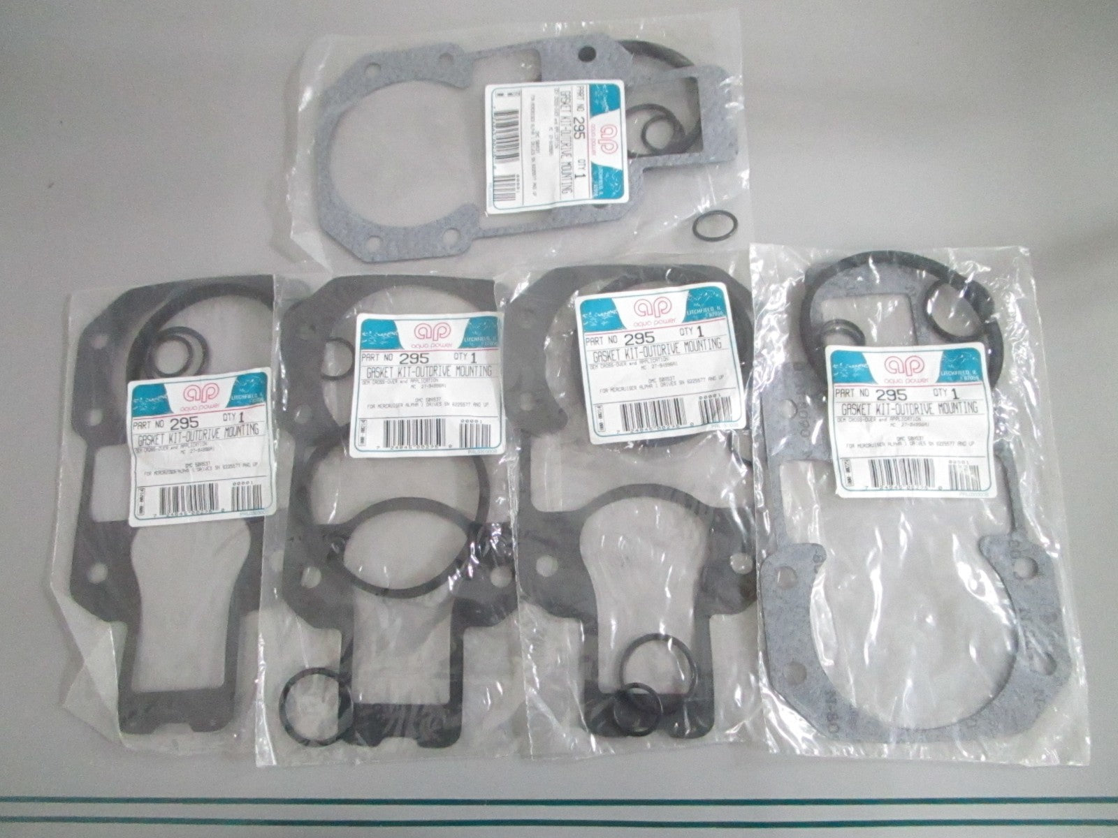 NEW (LOT OF 5) 295 Aqua Power Outdrive Mounting Gasket Kit Rep: 27-94996A1 0820