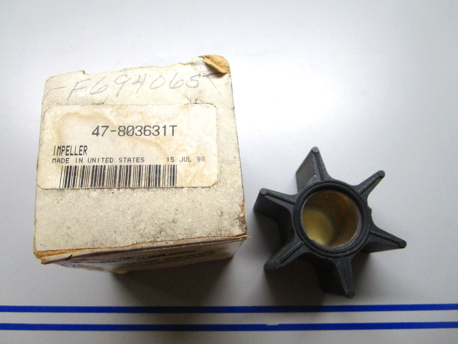 *NEW OEM* 0810 Mercury Quicksilver Impeller 47-803631T