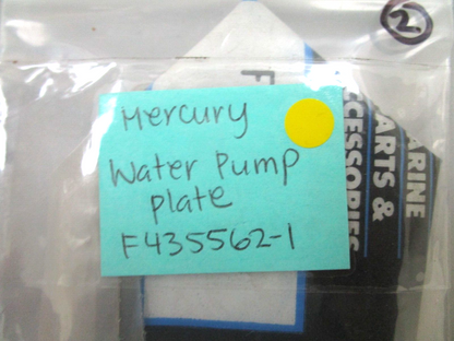 *NEW OEM* 0750 Mercury Quicksilver WATER PUMP PLATE F4355621-1