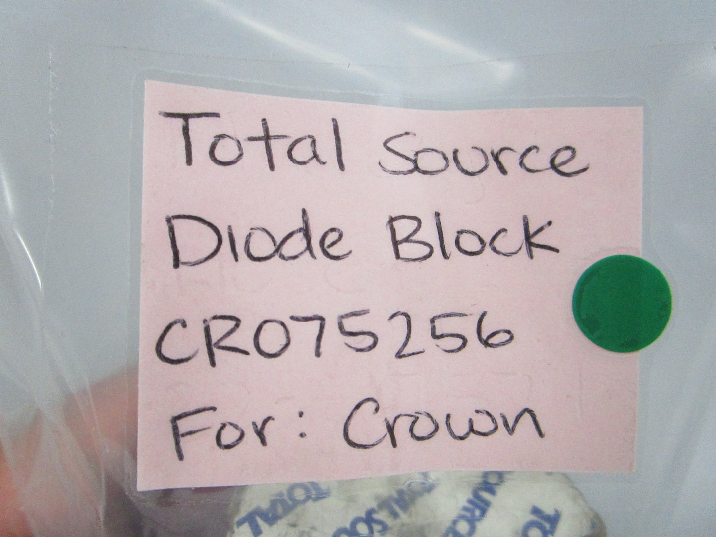 NEW CR075256 For: Crown Total Source Diode Block 0810