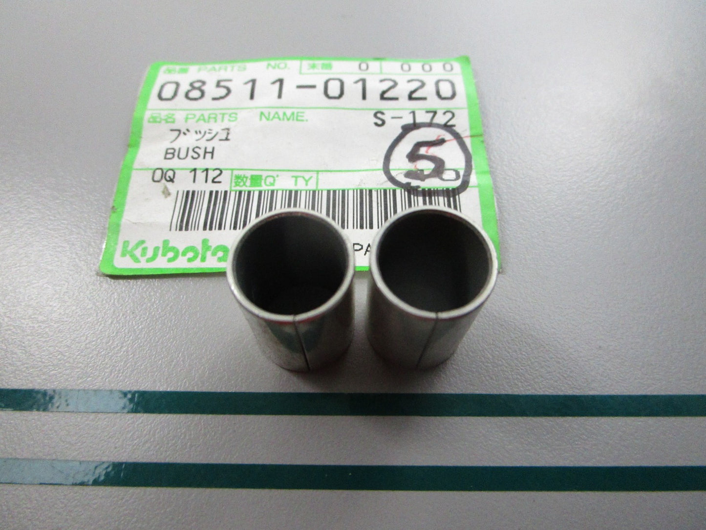 NEW OEM (LOT OF 2) 08511-01220 Kubota Bushing 0810