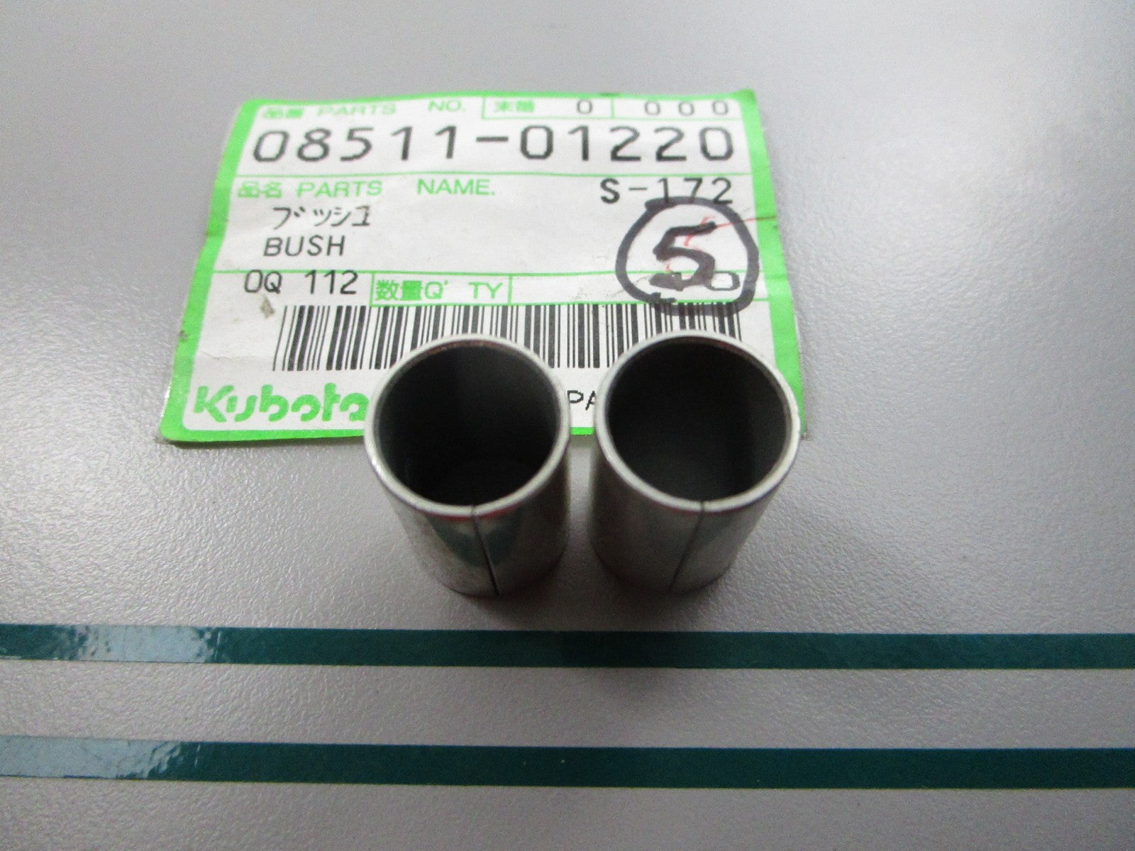 NEW OEM (LOT OF 2) 08511-01220 Kubota Bushing 0810