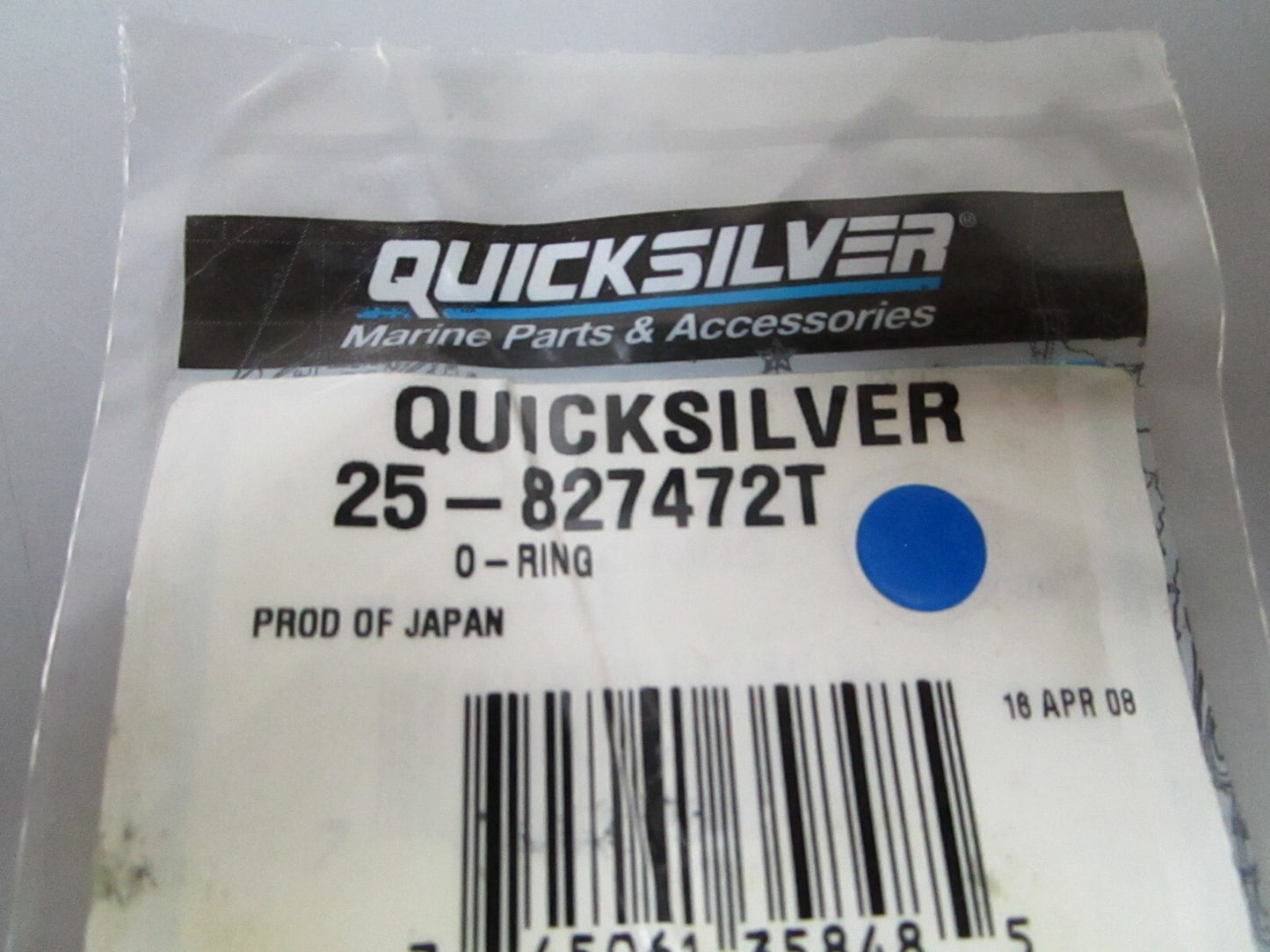 *NEW OEM* 0720 Mercury Quicksilver O-Ring 25-827472T