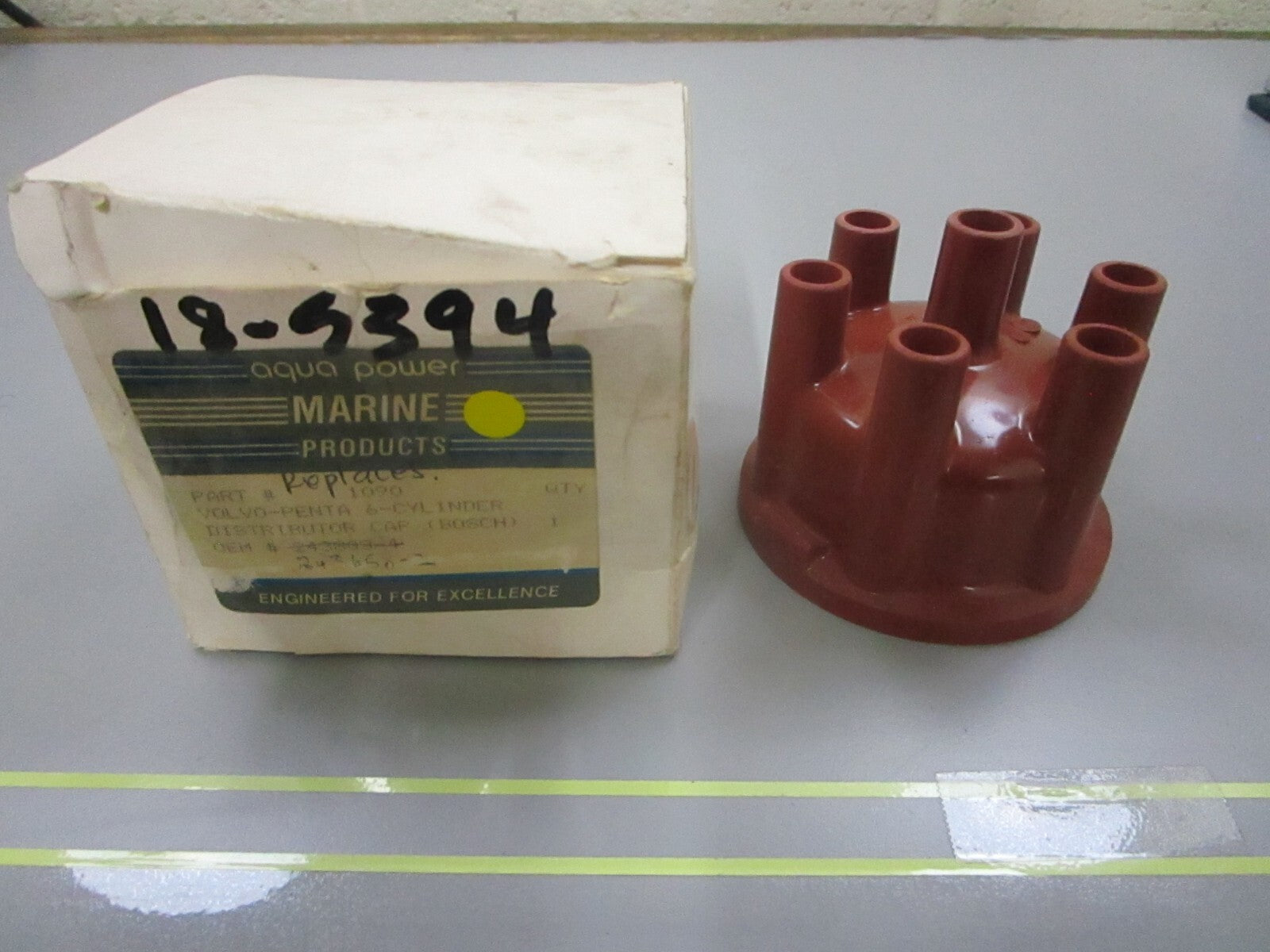 *NEW* 0810 Aqua Power Distributor Cap 1090 Replaces: Volvo 6-Cylinder Sierra 189