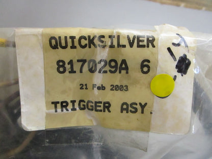 *NEW OEM* 0820 Mercury Quicksilver Trigger Assy 817029A6