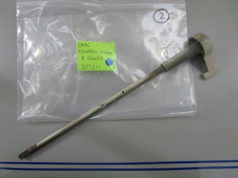 *NEW OEM* 0770 OMC Johnson Evinrude Throttle Knob & Shaft 377211 0377211